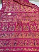 Traditional Bishnupuri Bridal Swarnachari Saree