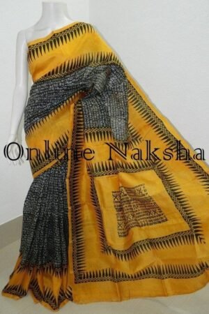 Scripted Pure Silk Saree Online