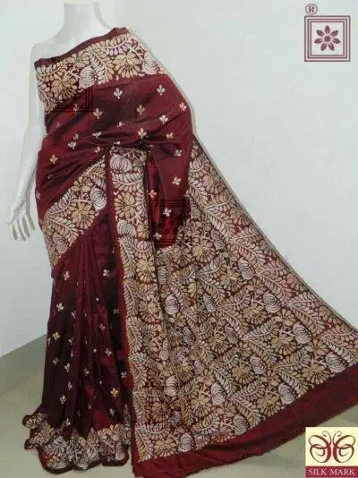 Hand Embroidery Saree Design