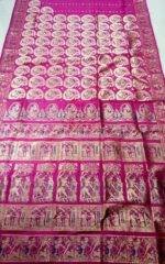 Traditional Bishnupuri Bridal Swarnachari Saree