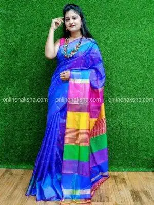 Buy Chinese Red Woven Saree In Organza Online KALKI Fashion India