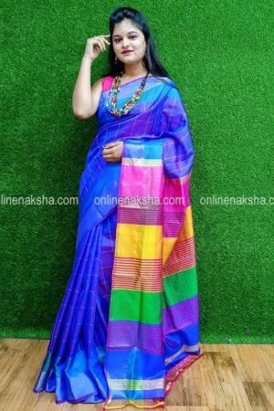 Bishnupuri Katan Silk Saree Price
