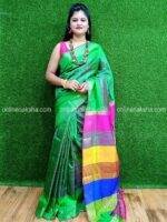 Handloom Bishnupuri Katan Saree