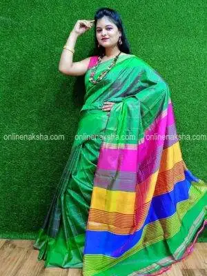 Bishnupuri 3D Katan Silk Saree for Party wear, 6.3 m (with blouse piece) at  Rs 4700 in Kolkata