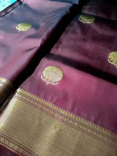 Bishnupuri Swarnachari Silk Saree