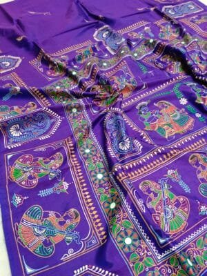 Patachitra Pure Silk Saree