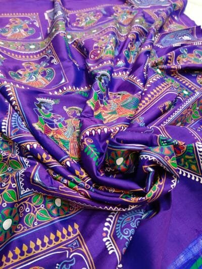 Patachitra Pure Silk Saree Patachitra Pure Silk Saree