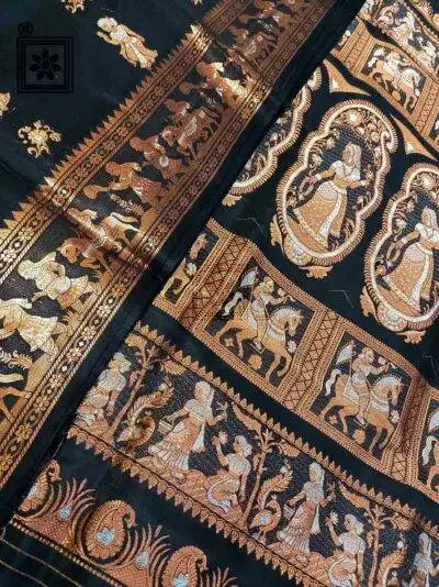 Bishnupuri Swarnachari Saree