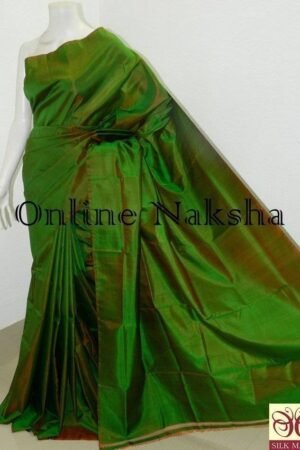 Green Handloom Pure Silk Saree Online
