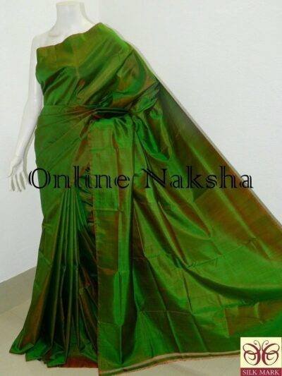 Green Handloom Pure Silk Saree Online
