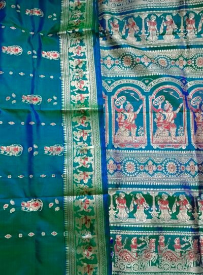 Bishnupuri Baluchari Pure Silk Sari Online