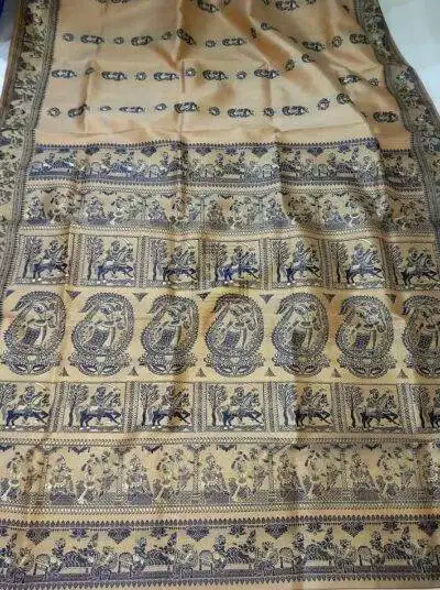 Traditional Bengal Baluchari Sari