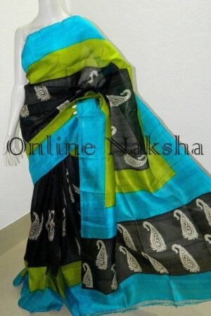 Printed Bishnupuri Silk Saree Online