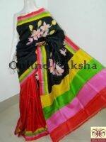 Hand Paint Pure Silk Sari