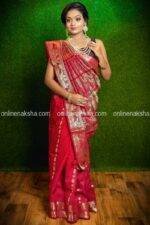 Red Bridal Sournchari Saree Online