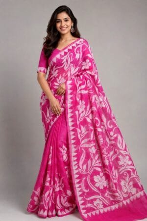 Hand Batik Saree