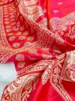 Block Printed Sonamukhi Bishnupur Silk Sarees