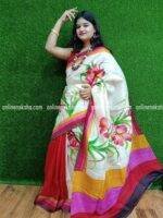 Hand Paint Handloom Silk Sari Online