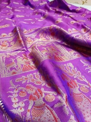 Nalli Bridal Silk Sournchari Saree Online