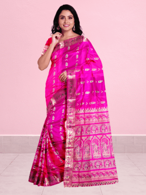 Minakari Swarnachari Silk Saree
