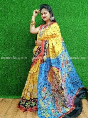 Batik Silk Saree