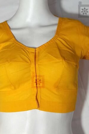 Cotton Blouse with Designer Back Design