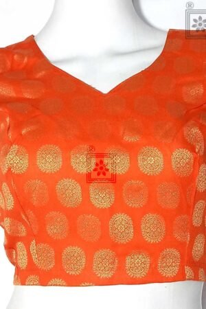 Cotton Brocade Blouse