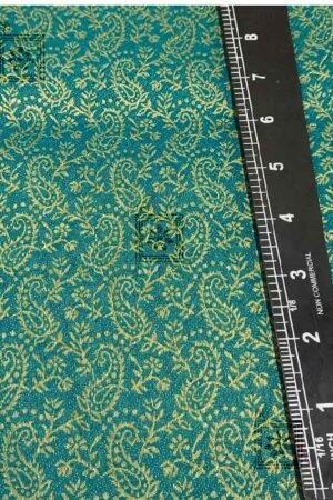 Paisley Motif Design Cotton Blouse Piece