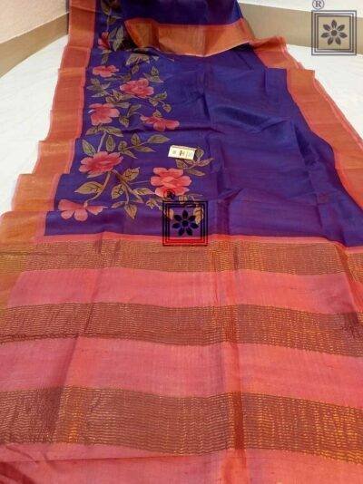 Latest Tussar Silk Sarees With Price