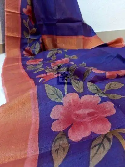 Latest Tussar Silk Sarees With Price