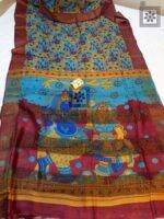 Kalamkari Tussar Silk