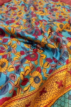 Kalamkari Tussar Silk
