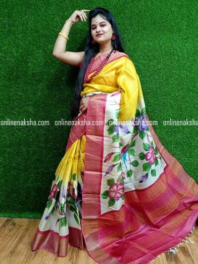 Pure Tussar Silk Saree