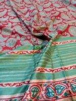 Printed Ghicha Tassar Saree