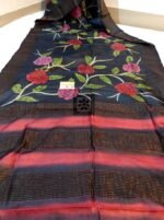 Black Zari Tassar Silk Saree
