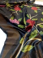 Black Zari Tassar Silk Saree