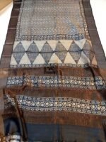 Pure Tussar With Original Jori Border