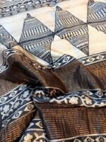 Pure Tussar With Original Jori Border