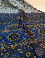 Buy Ajrakh Print Silk Sarees Buy Ajrakh Print Silk Sarees