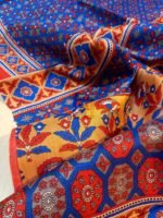 Ajrakh Print Bishnupuri Silk Saree Ajrakh Print Bishnupuri Silk Saree
