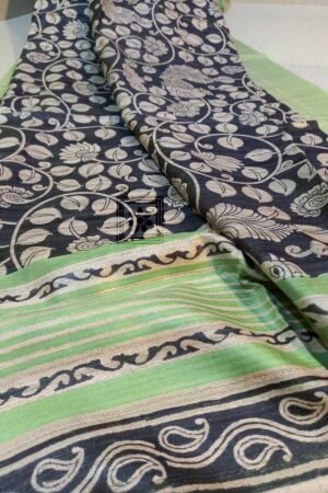 Printed Ghicha Silk Saree