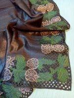 Cutwork saree
