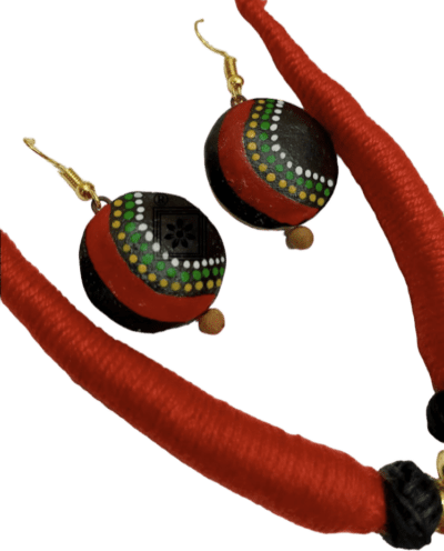 Designer Terracotta Handmade Necklace Set