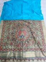 Madhubani Ghicha Silk Saree (1) Madhubani Ghicha Silk Saree