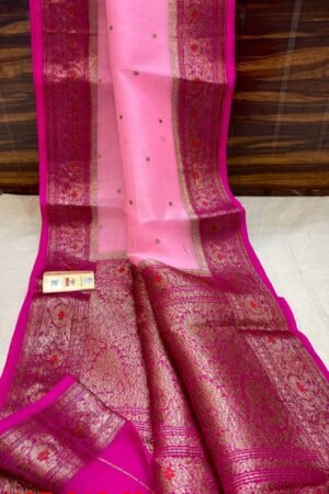 Buy Kora Banarasi Saree Online