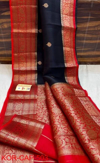 Kora Organza Banarasi Saree