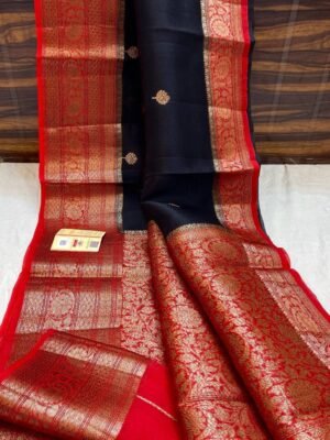 Kora Organza Banarasi Saree