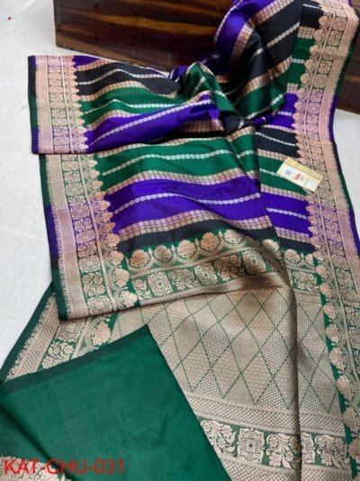 Pure Banarasi Katan Silk Wedding Saree