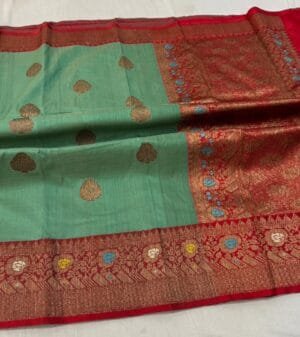 Banarasi Tussar Silk Saree