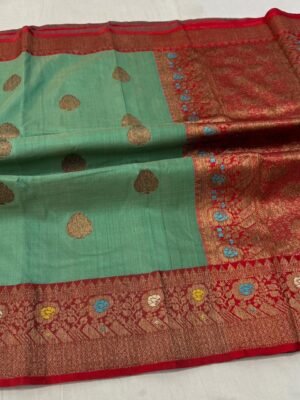 Banarasi Tussar Silk Saree